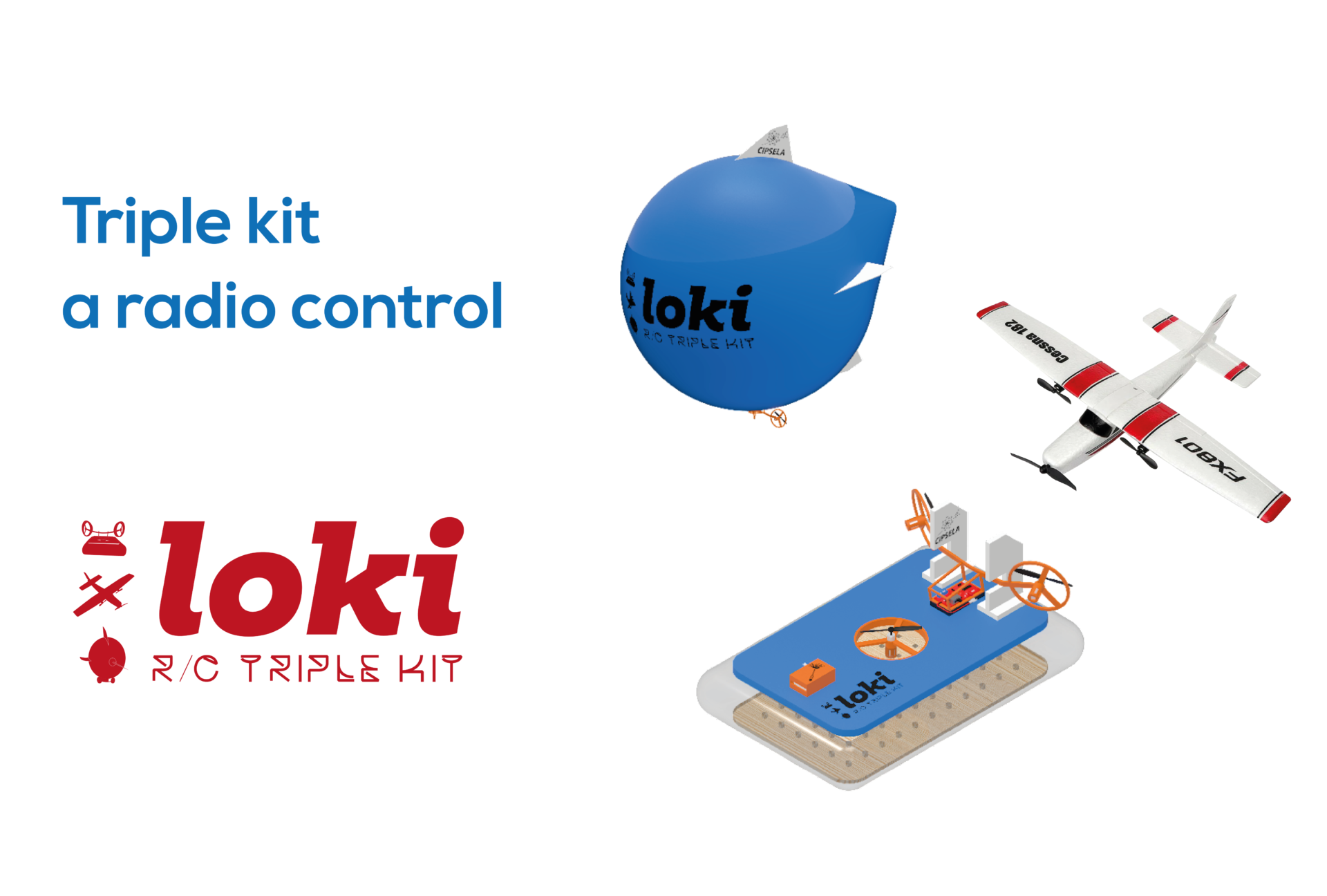 kits educativos radio control loki cipsela