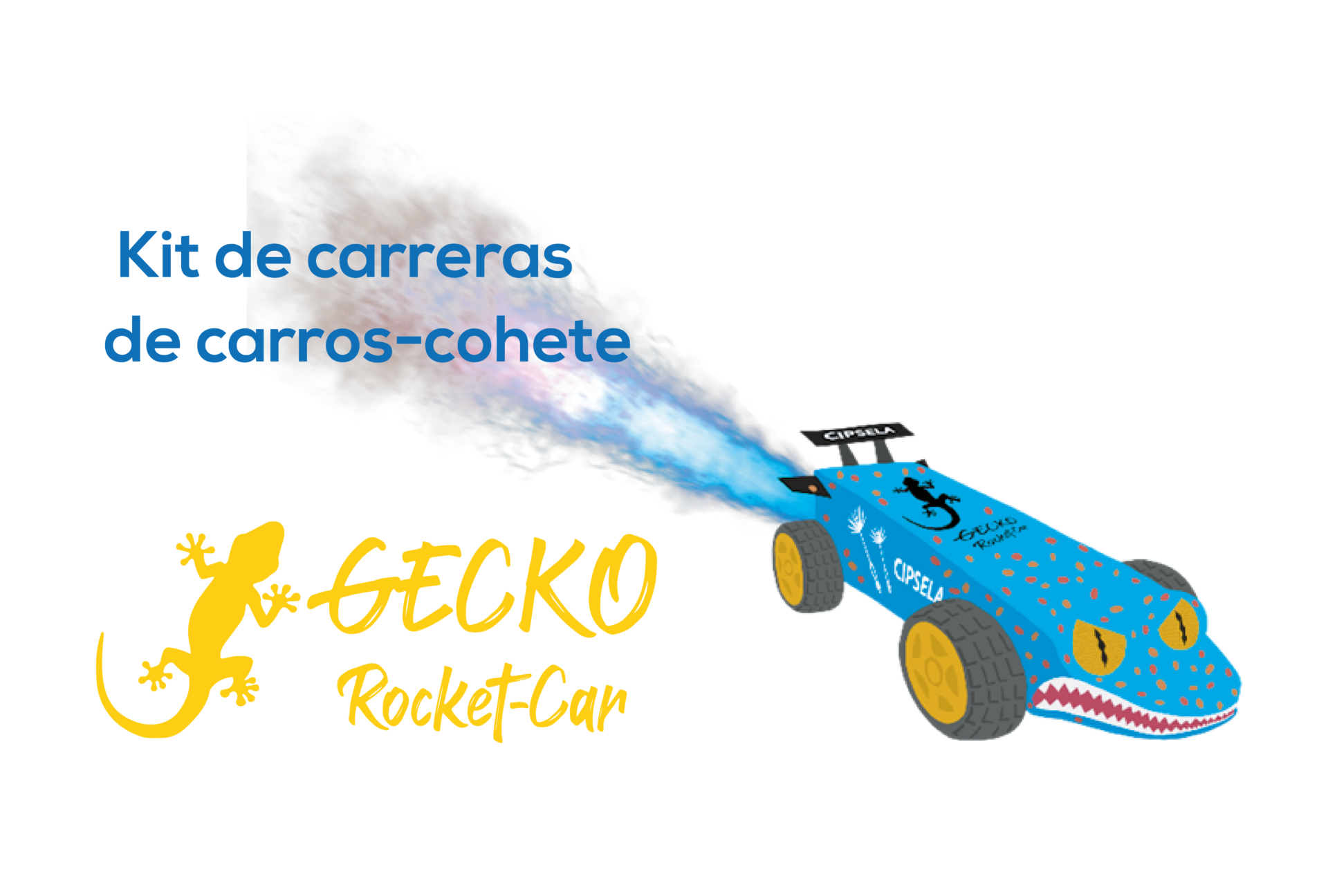 kits educativos carros cohete gecko cipsela